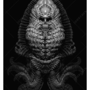 overlord Giger inspired art print