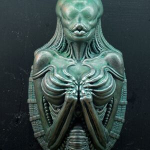 gigers succubus wall mount sculpture