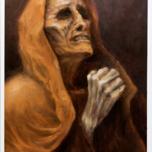 confessor oil painting by john chen